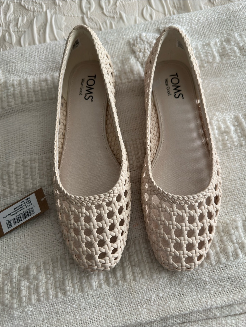 New Toms woven flats